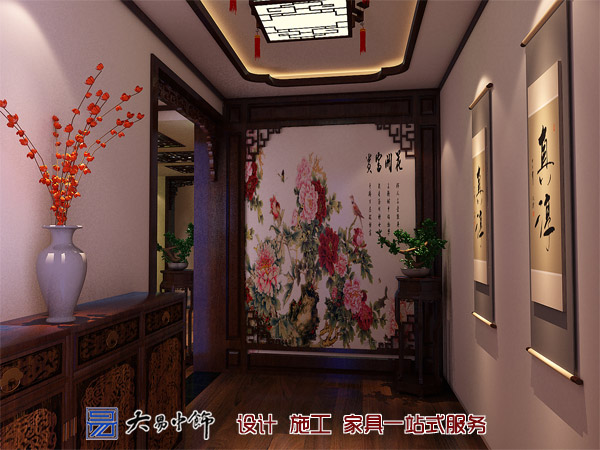 遼寧盤(pán)錦220平米別墅設計，感受中式別墅裝修的氣息